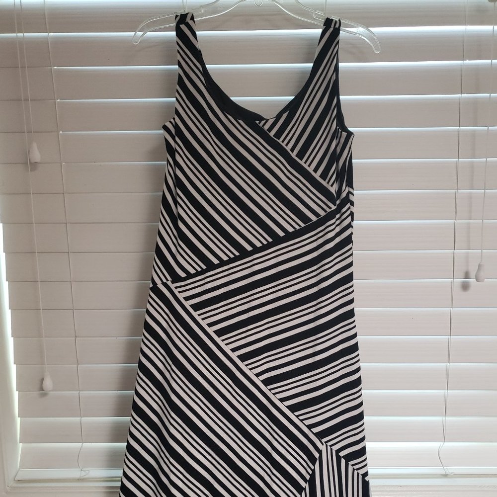Maxi Dress AB Studio Size S Black and White